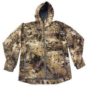 Sitka Youth Stormfront Rain GORE-TEX Jacket Camo Hunting Shell Y-S Small